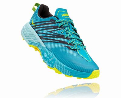 Hoka One One Women's Speedgoat 4 Hiking Shoes Turquoise/Blue (HO0416) Australia